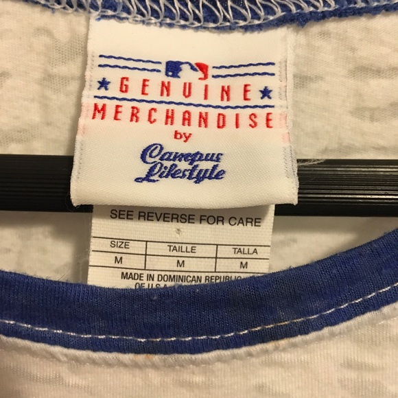 EUC Chicago Cubs Burnout Tee. Size M juniors - Picture 2 of 3